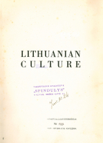 A List of books written in foreign languages on Lithuania (1938)