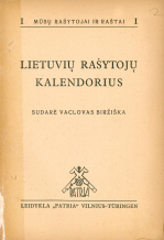 Lietuvių rašytojų kalendorius (1946)