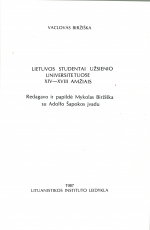 Lietuvos studentai užsienio universitetuose ... (1987)