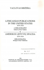 Lithuanian publications in the United States (1994)