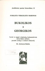 Bukolikos ; Georgikos / Vergilijus (1975)