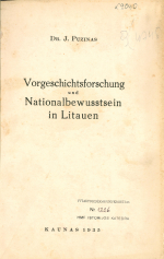 Vorgeschichtsforschung und Nationalbewusstsein... (1935)