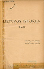 Lietuvos istorija. D. 1 (1928)