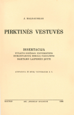 Pirktinės vestuvės (1935)