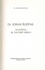 Dr. Jonas Šliūpas... (1979)