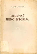 Visuotinė meno istorija. T. 2 (1939)