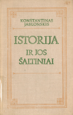 Istorija ir jos šaltiniai (1979)