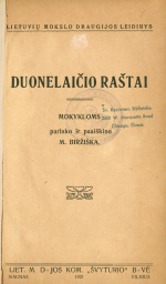 Duonelaičio raštai (1921)