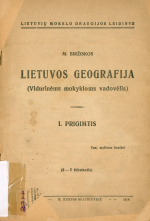 Lietuvos geografija (1918)