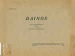 Liudo Rėzos Dainos. D. 1 (1935)