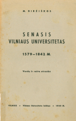 Senasis Vilniaus universitetas... (1940)