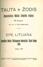 Die slavischen Lehnwörter im Altlitauischen (1931)