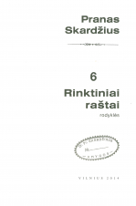 Rinktiniai raštai. T. 6 (2014)