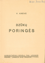 Dzūkų poringės (1934)