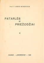 Patarlės ir priežodžiai (1935)