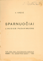 Sparnuočiai liaudies padavimuose (1933)