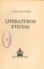 Literatūros etiudai (1937)