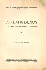 Vydūno dramaturgija (1935)