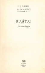 Raštai : gnoseologija (1987)