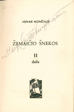 Žemaičio šnekos. D. 2 (1961)