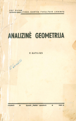 Analizinė geometrija (1940)