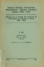 Trikladų regeneracijos fizijologiniai tyrinėjimai (1937)