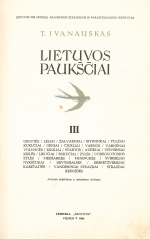 Lietuvos paukščiai. 2 leid. D. 3 (1964)