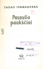 Pasaulio paukščiai (1971)