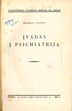 Įvadas į psichiatriją (1935)