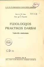 Fiziologijos praktikos darbai (1931)