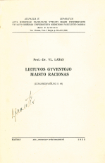 Lietuvos gyventojo maisto racionas (1933)