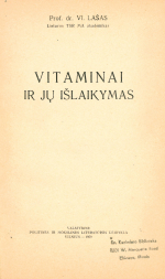 Vitaminai ir jų išlaikymas (1959)