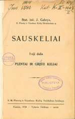 Sauskeliai. D. 1 (1930)