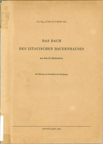 Das Dach des litauischen Bauernhauses... (1948)