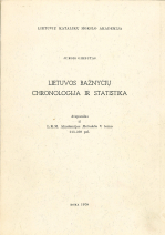 Lietuvos bažnyčių chronologija ir statistika (1970)