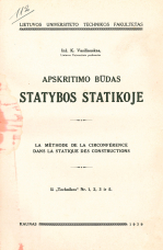 Apskritimo būdas statybos statikoje (1929)