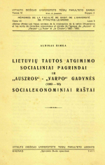 Lietuvių tautos atgimimo... (1931)