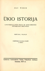 Ūkio istorija (1929)