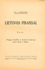 Lietuvos finansai. 2 D (1925)