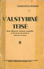 Valstybinė teisė. T. 2 (1930)