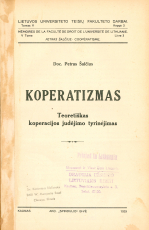 Koperatizmas (1929)