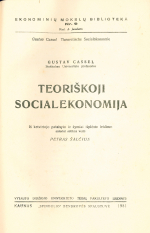 Teoriškoji socialekonomija (1931)