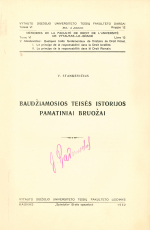 Baudžiamosios teisės istorijos pamatiniai bruožai (1932)