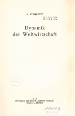 Dynamik der Weltwirtschaft (1937)