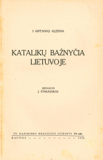 Katalikų bažnyčia Lietuvoje (1936)