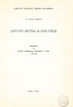 Lietuvių kryžiai ir koplytėlės (1970)