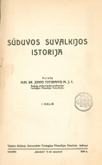 Sūduvos Suvalkijos istorija (1938)