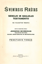 Šventasis raštas Senojo ir Naujojo Įstatymo... T. 5 (1937)