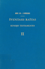 Šventasis raštas Senojo Testamento. T. 2 (1958)