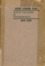 Jonas Tauleris iš Strassburgo (1930)